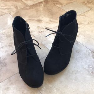 Shoes with wedge heel